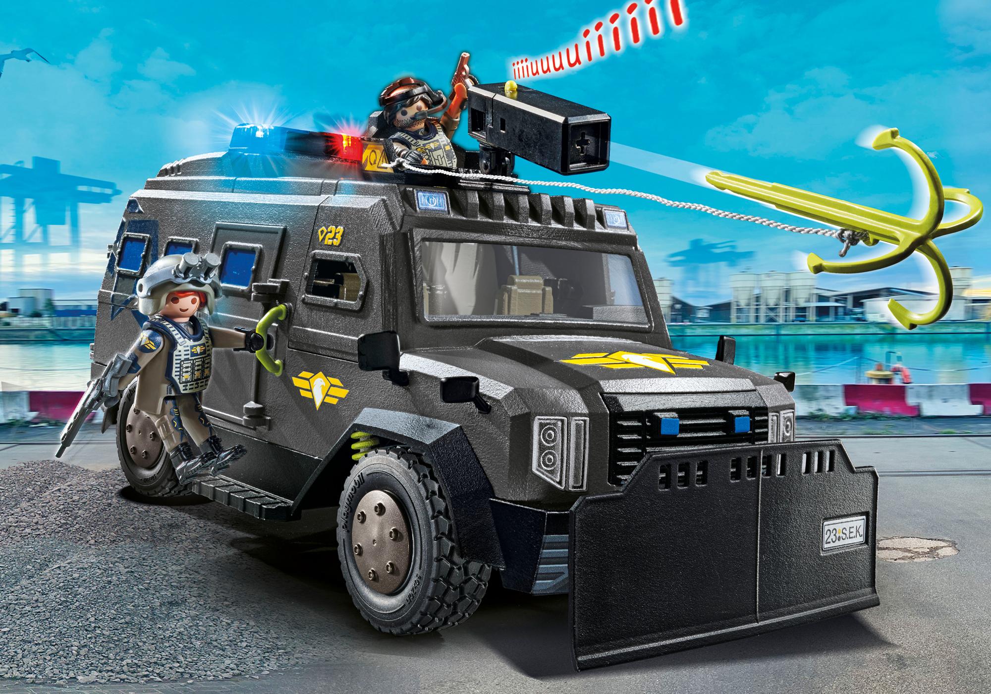 Playmobil fuerzas especiales vehículo todoterreno