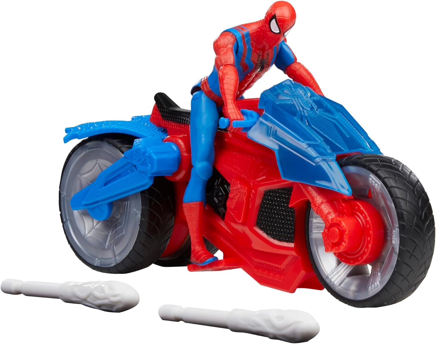 Figura hasbro marvel spider man moto