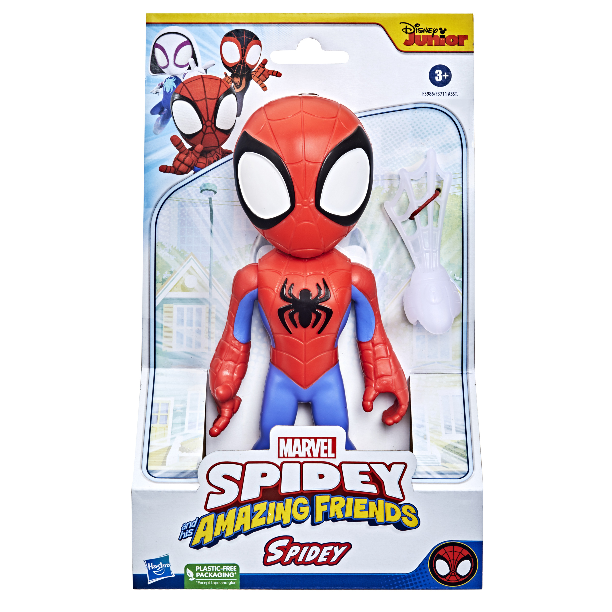 Figura gigante hasbro marvel spidey and