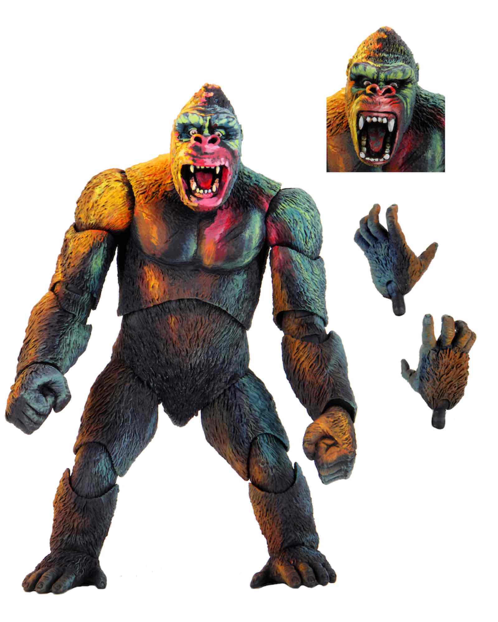 Figura neca cine king kong ilustrado