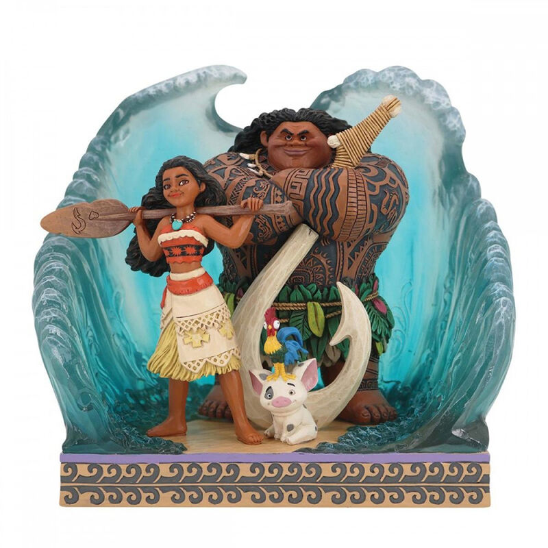 Figura decorativa enesco disney moana escena