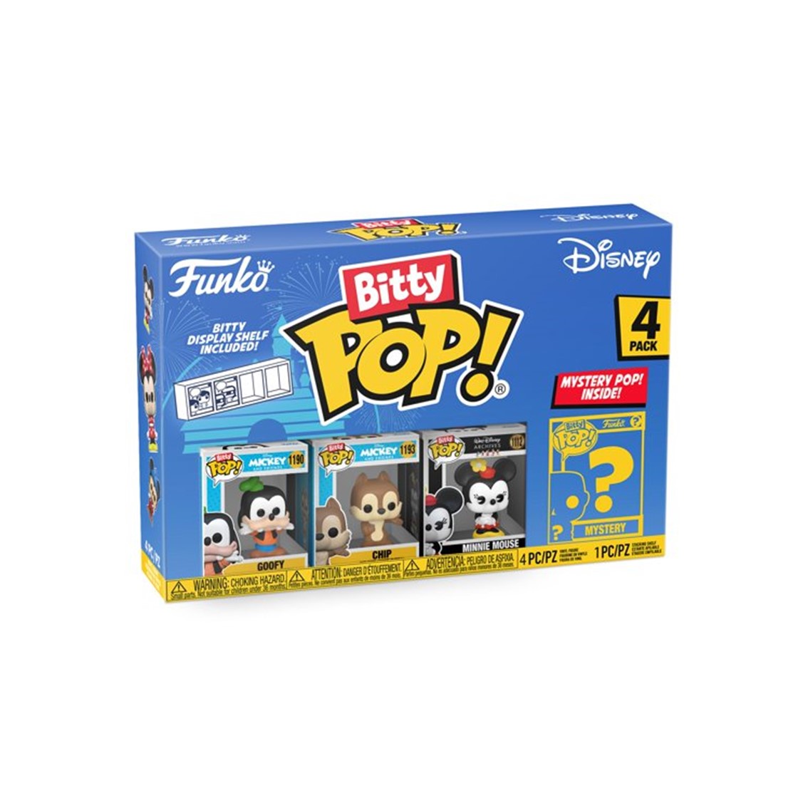 Bitty pop funko disney goofy 4pk