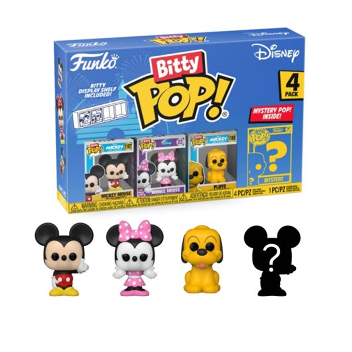 Bitty pop funko disney mickey 4pk