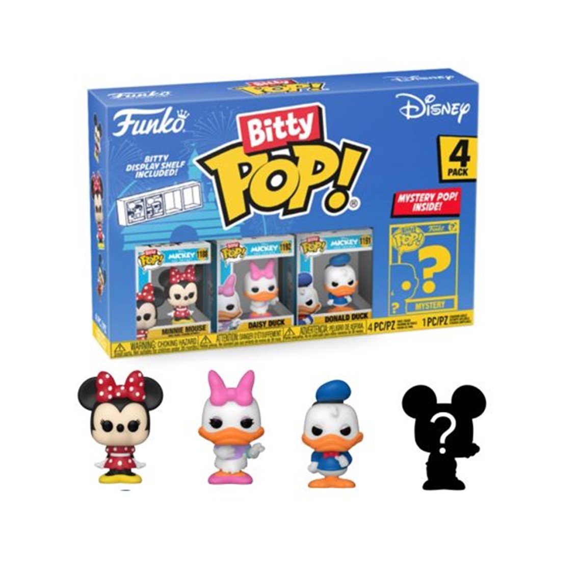 Bitty pop funko disney minnie 4pk