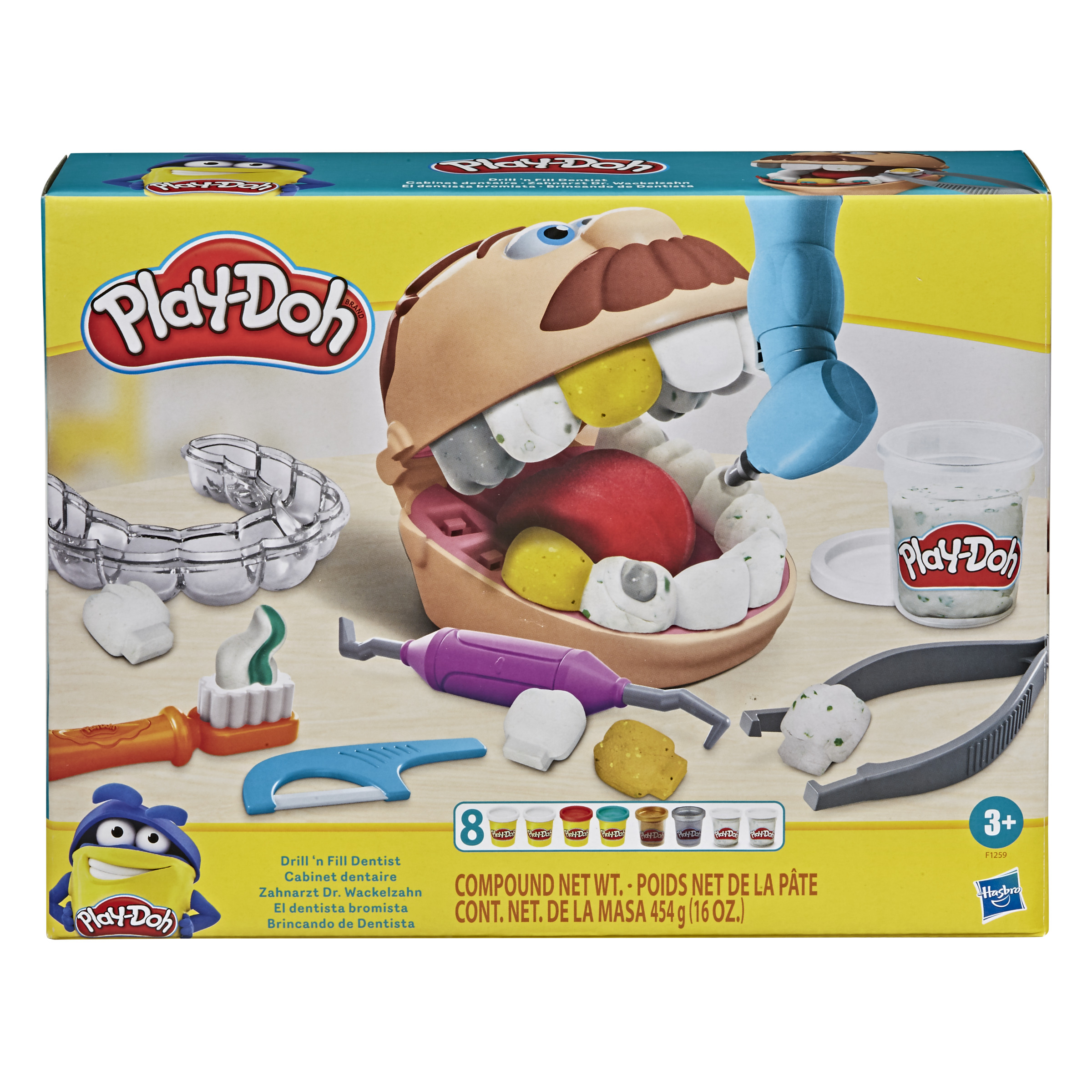 Juego hasbro play - doh el dentista bromista