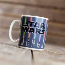 Taza térmica star wars espadas láser