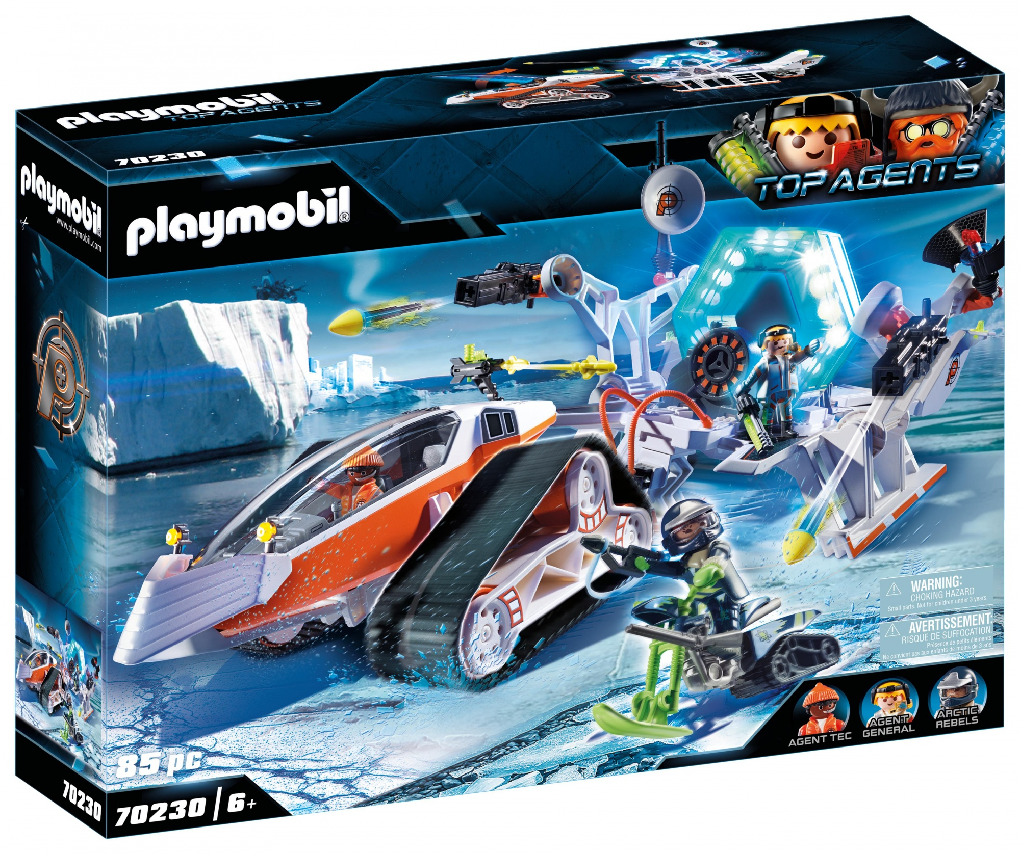 Playmobil espias spy team comando nieve