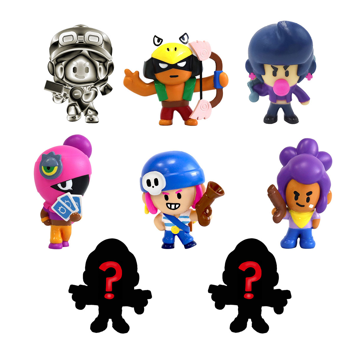 Figuras brawl stars caja pack 8