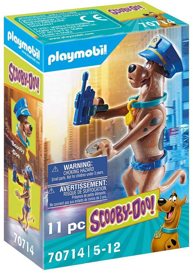 Playmobil scooby - doo! figura coleccionable policia