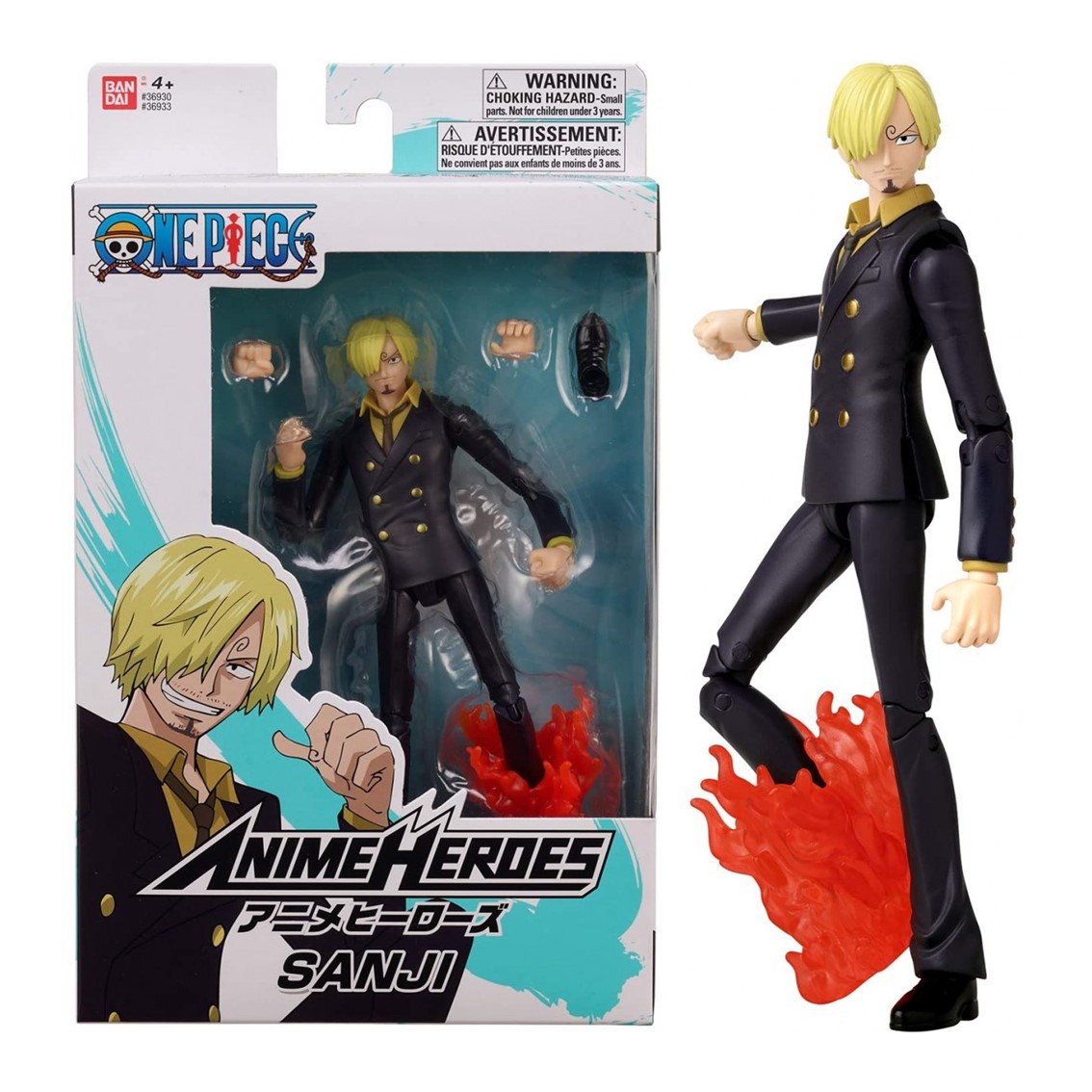 Figura bandai one piece anime heroes