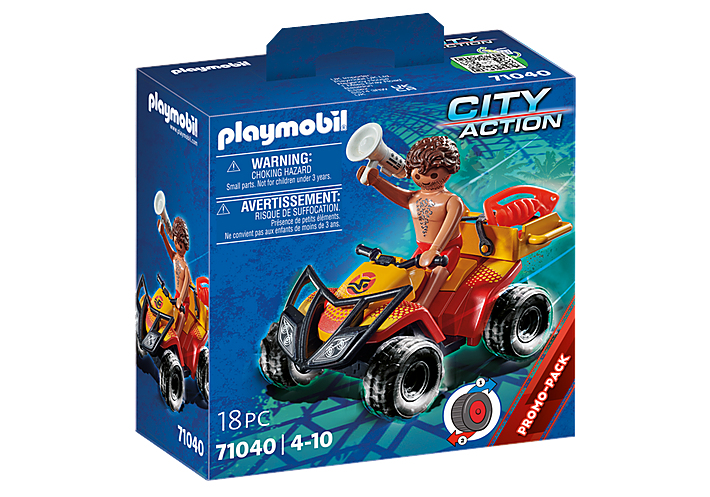 Playmobil city action quad rescate