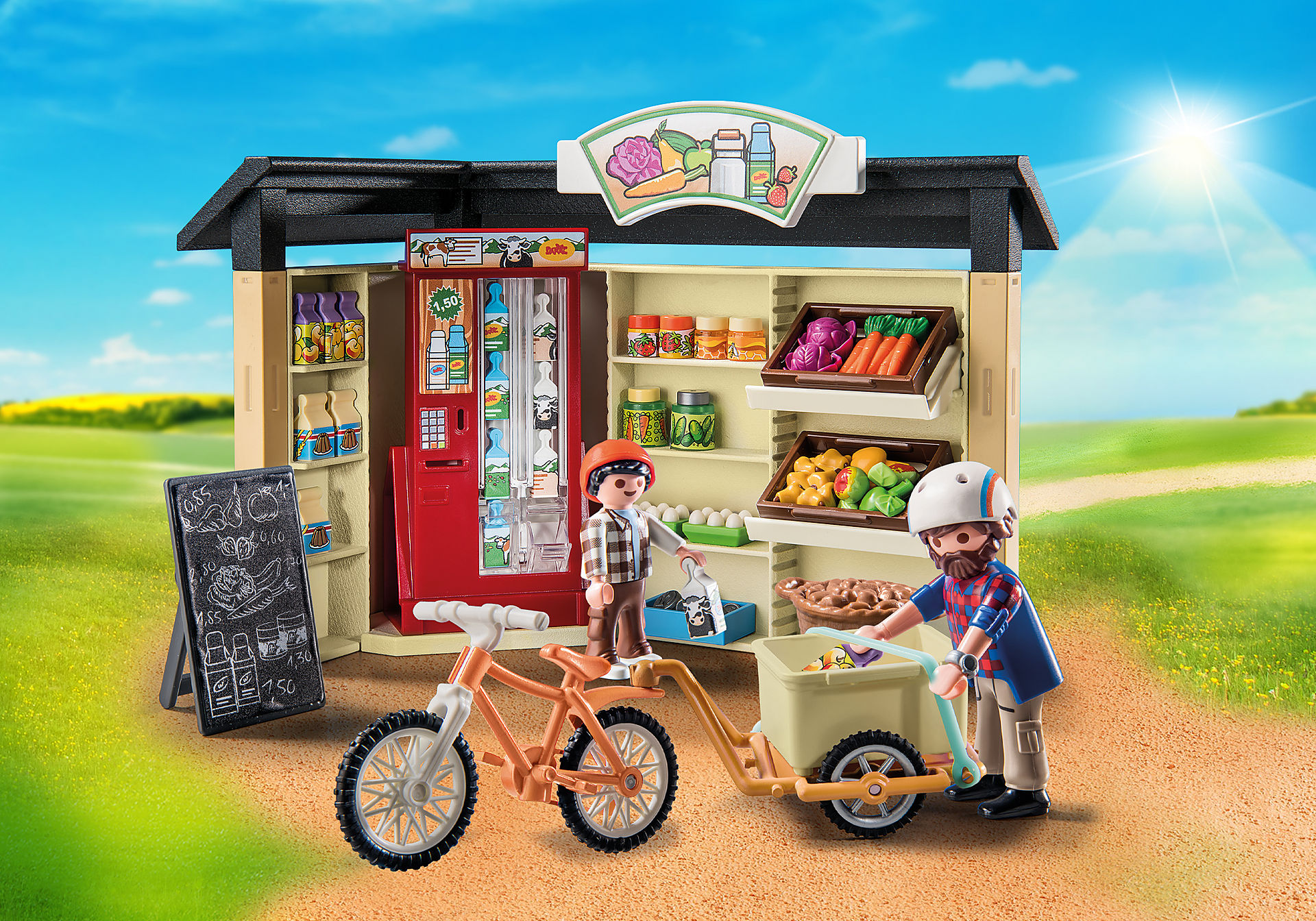 Playmobil tienda granja 24 horas