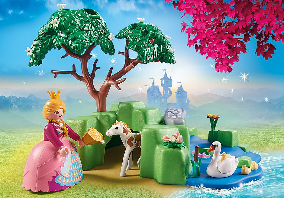 Playmobil picnic princesas con potro