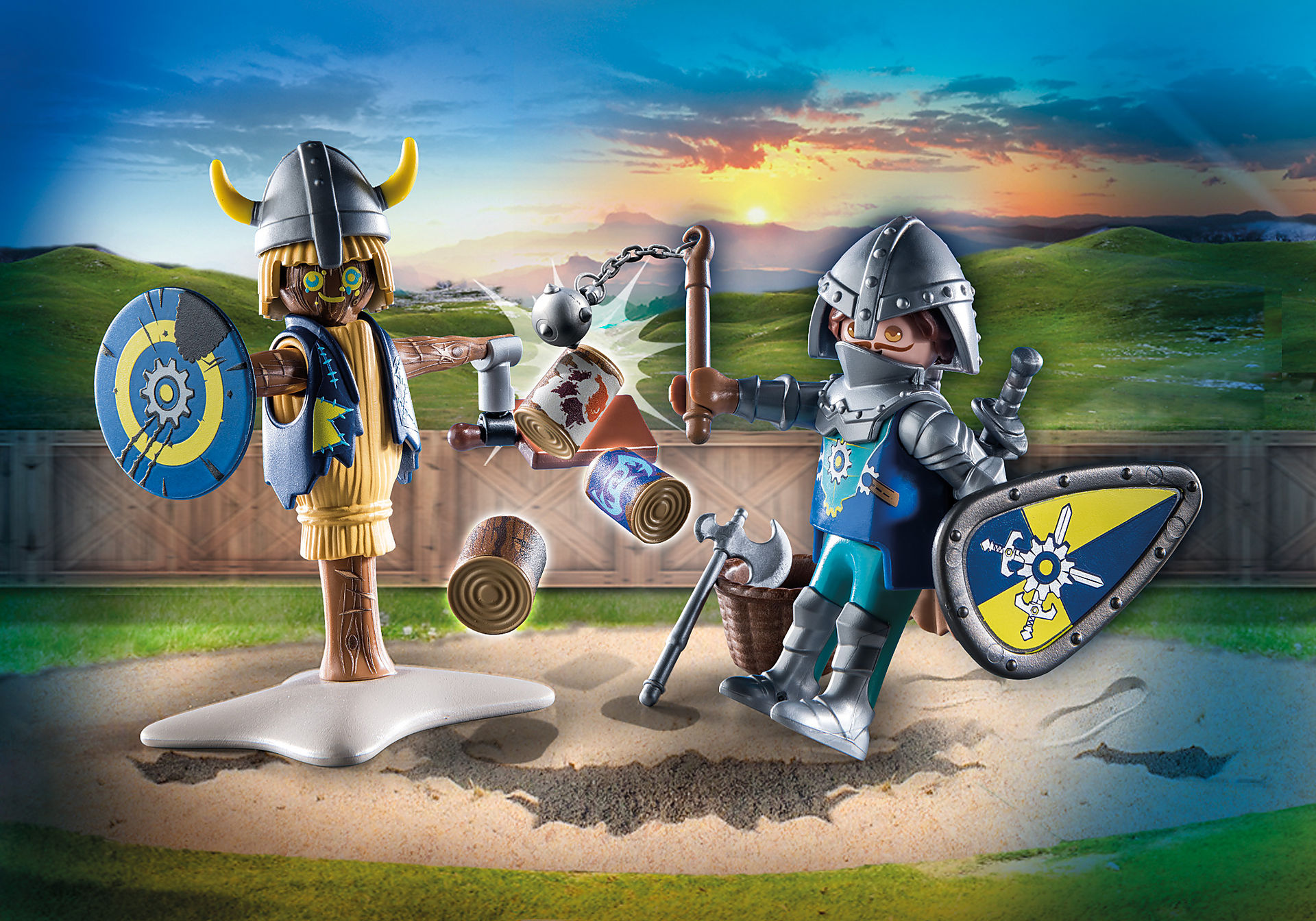 Playmobil novelmore -  entrenamiento el combate