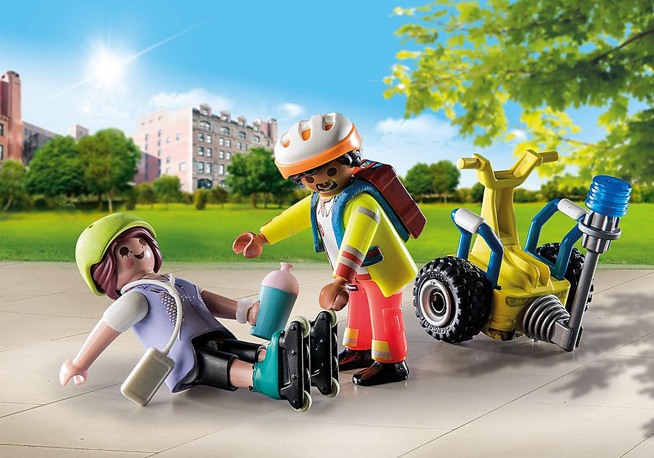 Playmobil starter pack rescate con balance