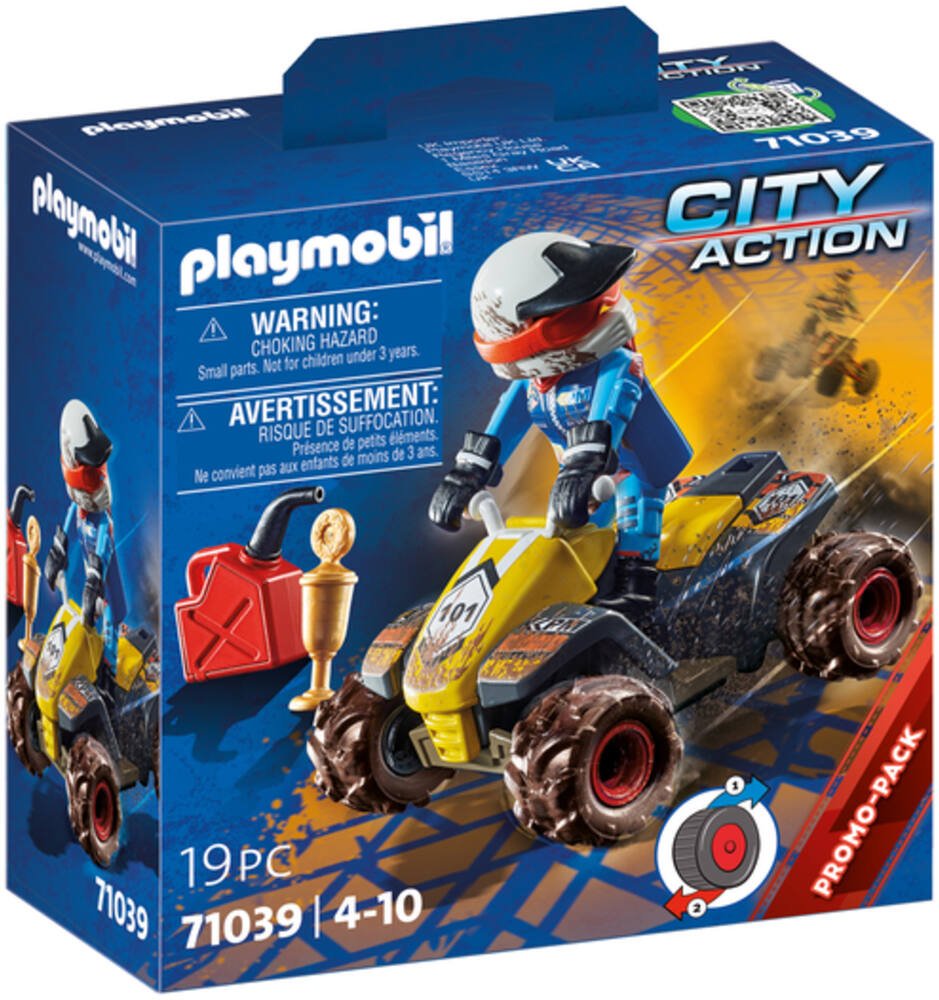 Playmobil city action quad offroad