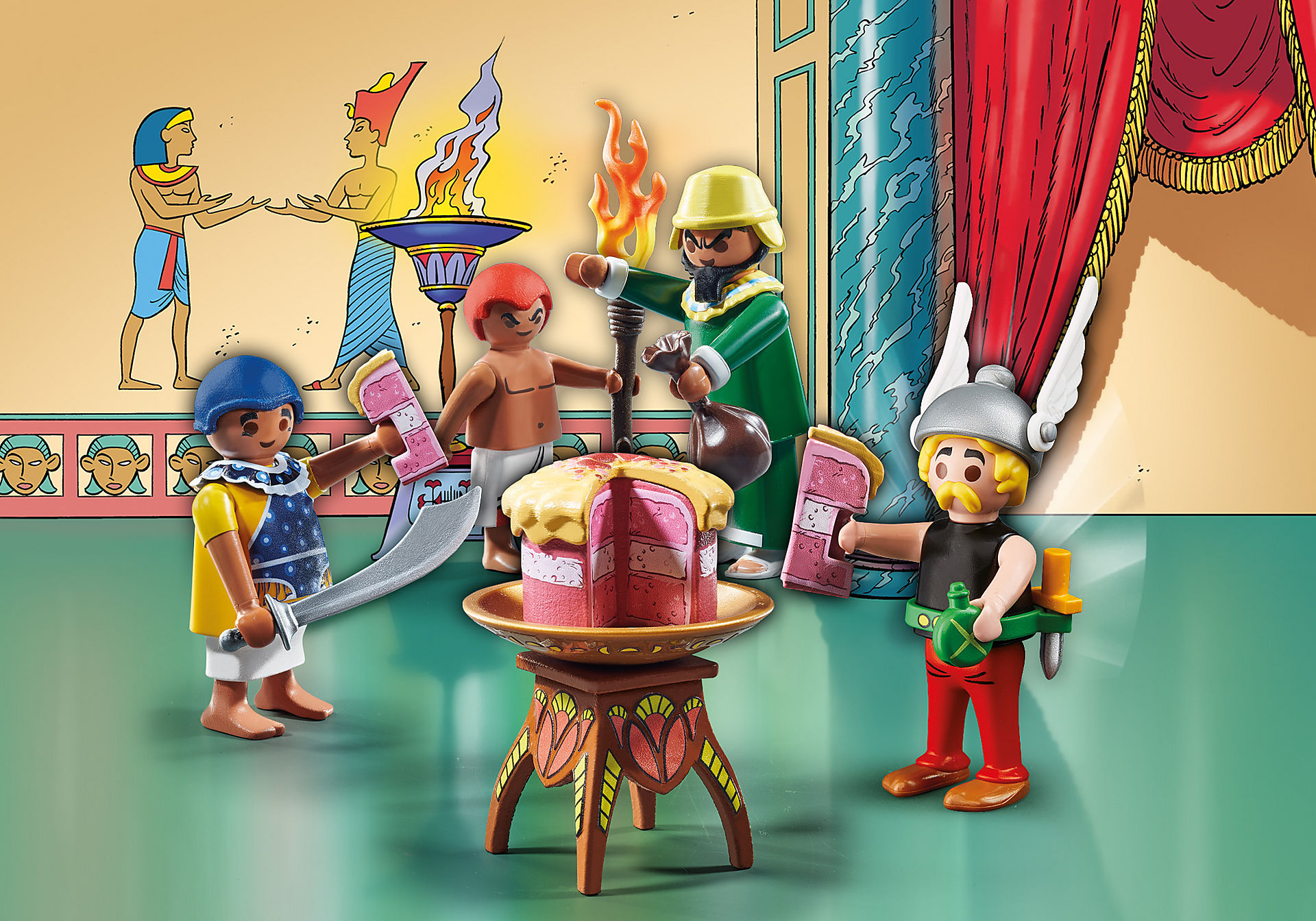 Playmobil asterix: paletabis y la tarta