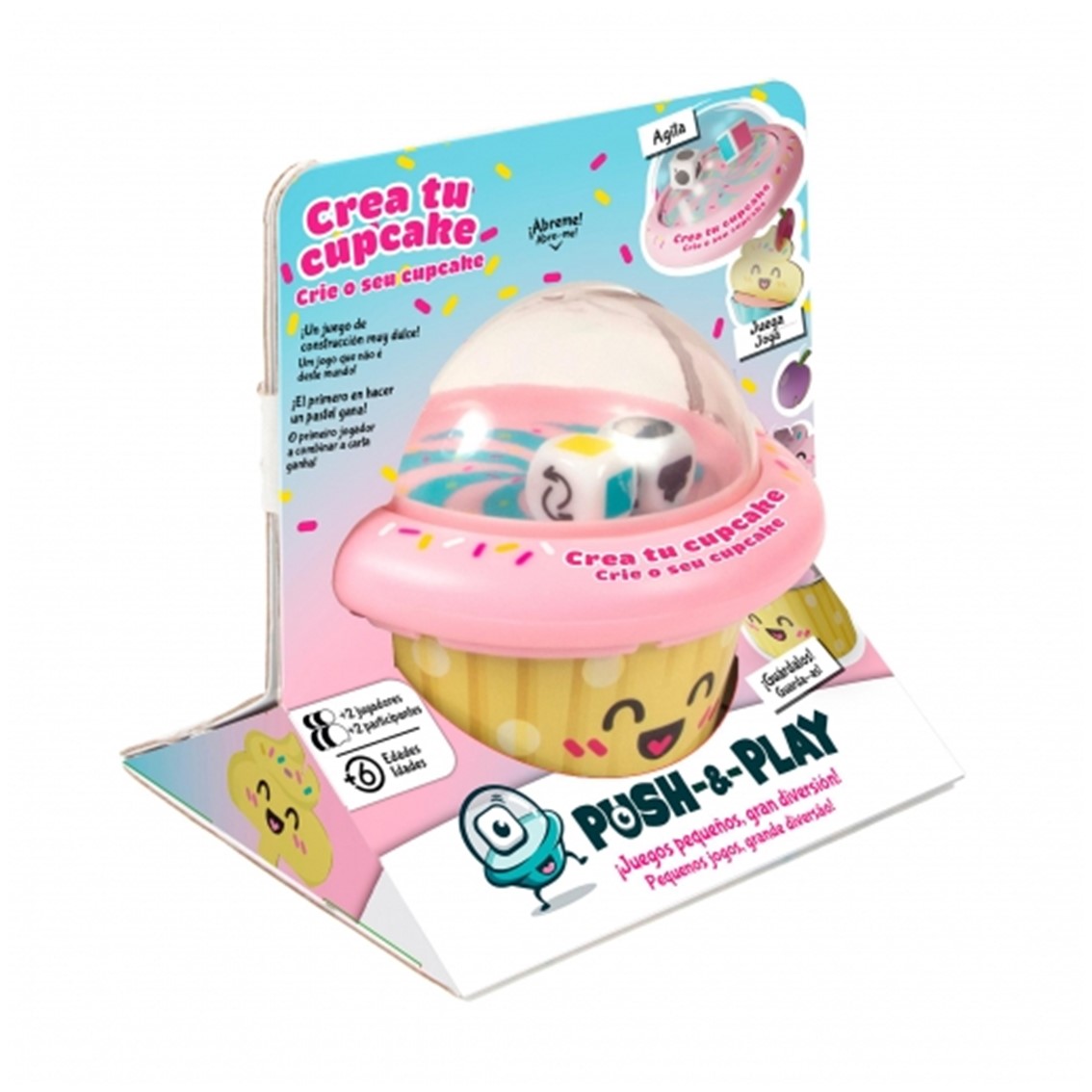 Crea tu cupcake push & play