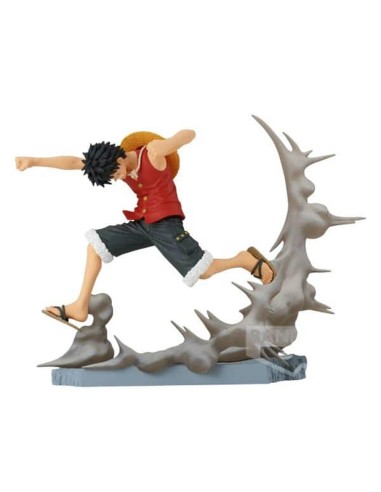 Figura banpresto one piece senkozekkei monkey.d.luffy 8cm