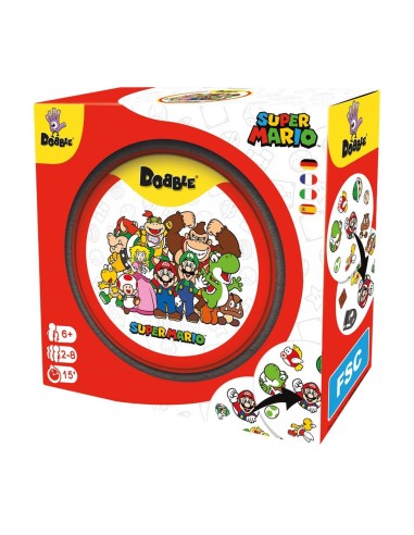 Juego de mesa dobble super mario edad recomendada 7 años