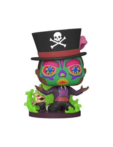 Funko pop disney villanos tiana y el sapo sugar skull facilier base especial