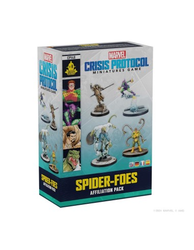 Juego de mesa marvel crisis protocol spider - foes affiliation pack edad recomendada 14 años