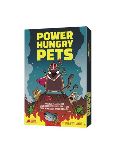 Juego de mesa power hungry pets edad recomendada 7 años