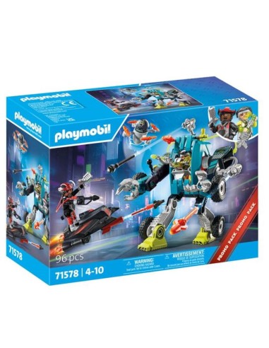 Playmobil robot vs planeador