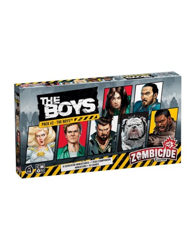 Juego de mesa zombicide 2e: the boys pack 2 the boys edad recomendada 14 años