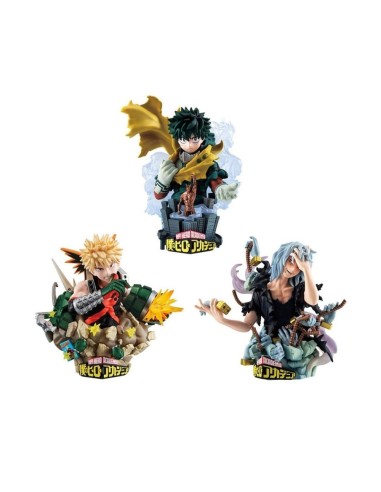 Pack 3 figuras megahouse petitrama ex series 3 my hero academia type - decision