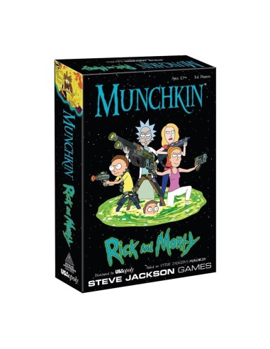 Juego de mesa munchkin rick and morty edad recomendada 17 años idioma ingles