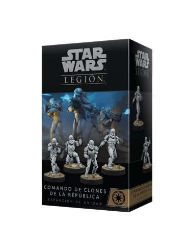 Juego de mesa star wars legion comando de clones de la republica edad recomendada 14 años