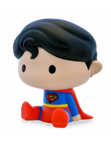 Figura hucha plastoy dc comics justice league superman chibi