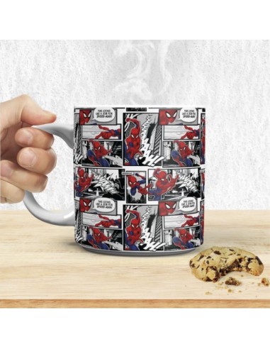 Taza xl paladone spider - man página de comic