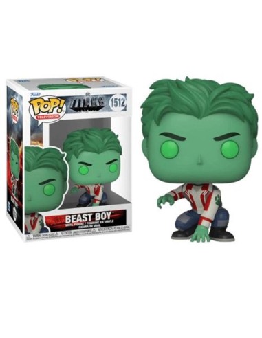 Funko pop dc comics series tv titans s1 beast boy 75874