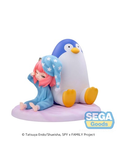 Figura sega luminasta spy x family anya forger & pinguino pijama version