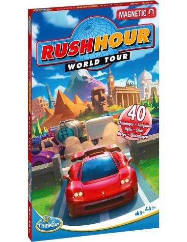 Puzzle magnético de viaje rush hour world tour