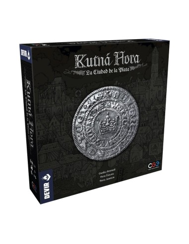 Juego de mesa devir kutná hora: la ciudad de plata + carta promocional