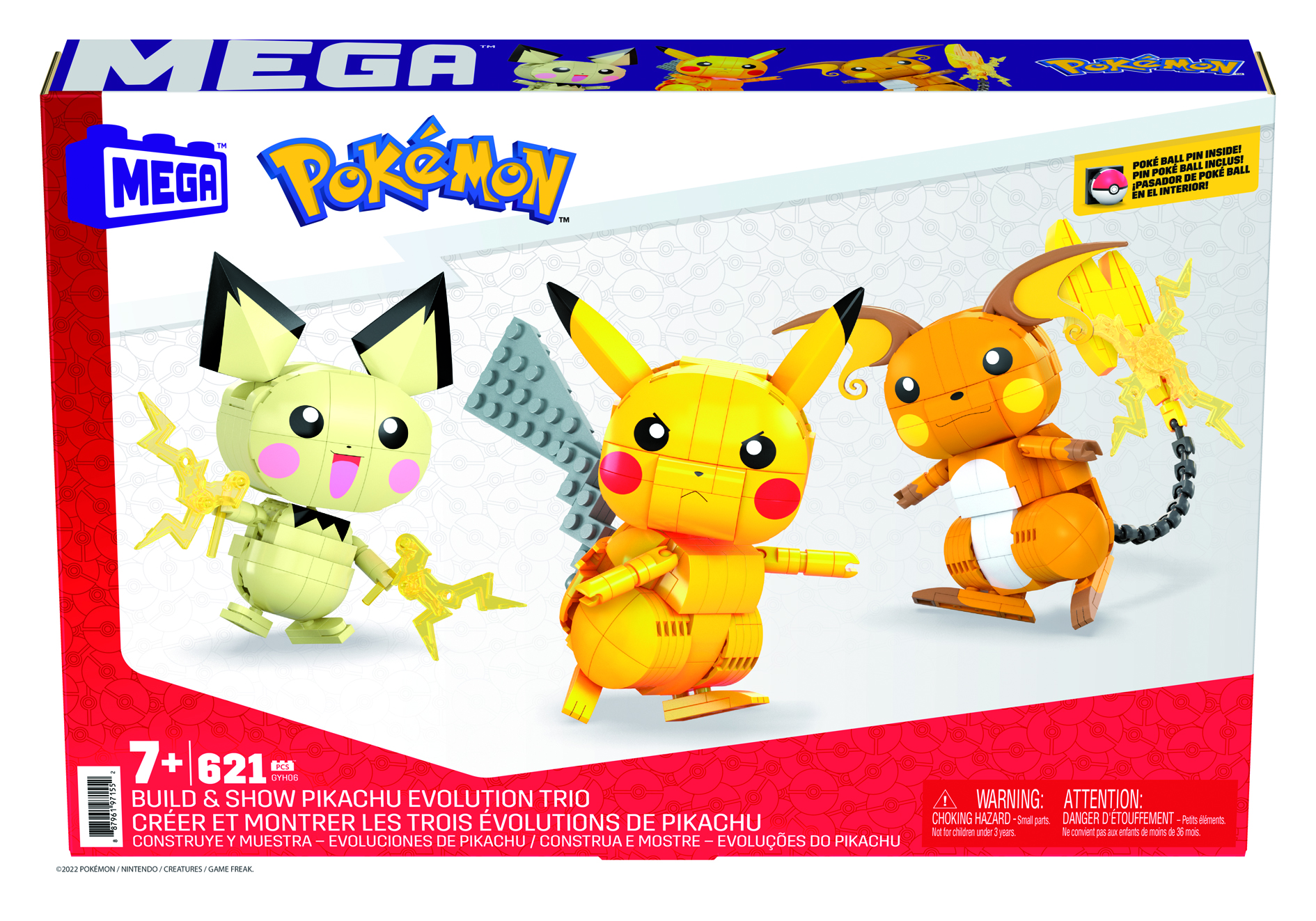 Figura mattel mega construx pokemon 3