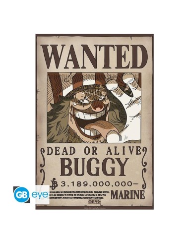 Poster gb eye chibi one piece wanted buggy wano