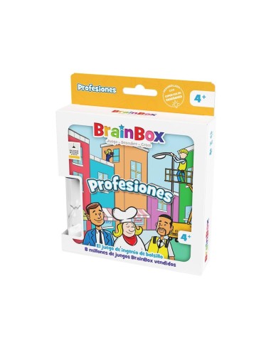 Juego de mesa brainbox pocket profesiones edad recomendad 4 años