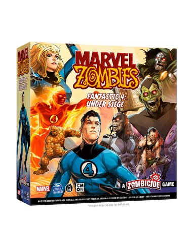 Juego de mesa marvel zombies: fantastic 4 under siege pegi 14