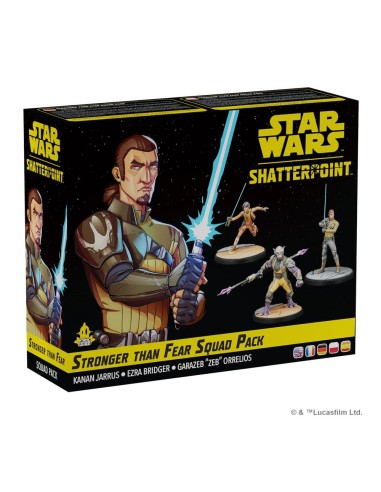 Juego de mesa star wars shatterpoint stronger than fear squad pack edad recomendada 14 años