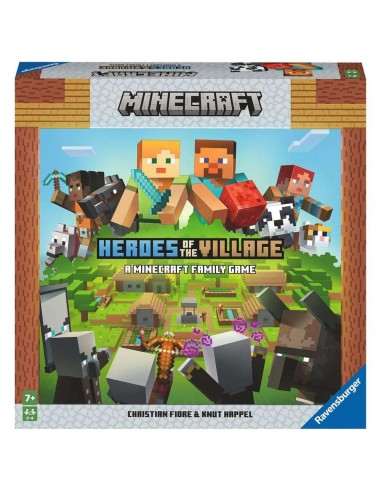 Juego de mesa ravensburger minecraft heroes of the village +7