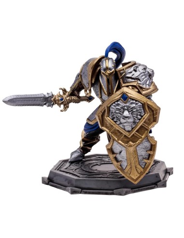 Figura mcfarlane toys world of warcraft human warrior & human paladin 15cm