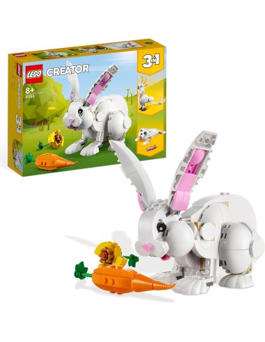 Lego creator conejo blanco