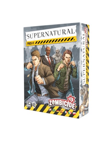 Juego de mesa zombicide 2e: supernatural character pack 1 edad recomendada 14 años