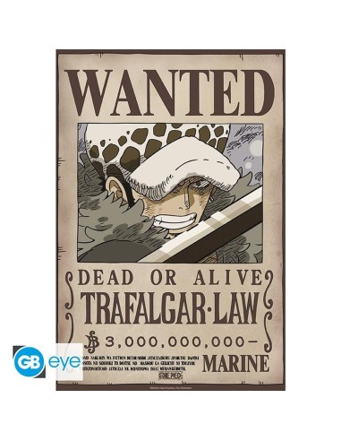 Poster gb eye chibi one piece wanted trafalgar law wano