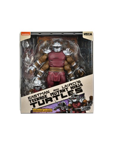 Figura neca tortugas ninja shredder clone & mini shredder