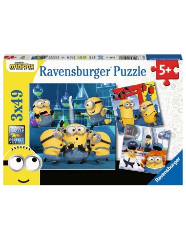 Puzzle ravensburger minions 3x49